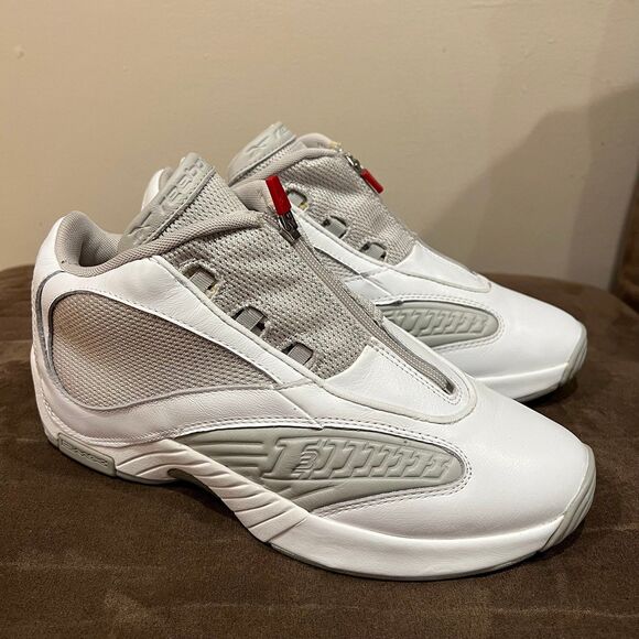 Reebok Classics Answer IV x Packer Shoes White Silver Allen Iverson Size 9 - Picture 2 of 11